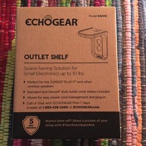Echogear Outlet Shelf. New